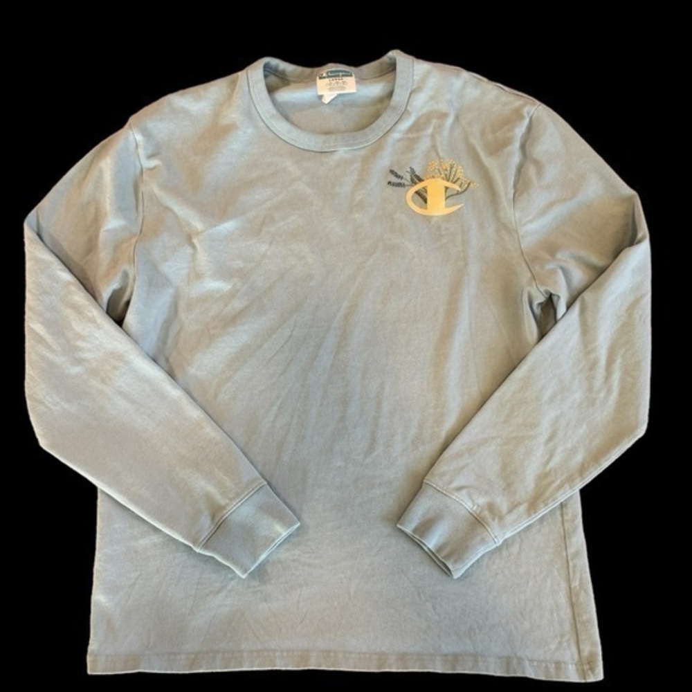 Champion Baby Blue Men’s Long Sleeve Tee